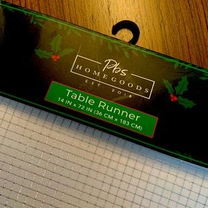 Brand new table runner